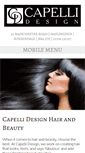 Mobile Screenshot of capelli-design.co.uk